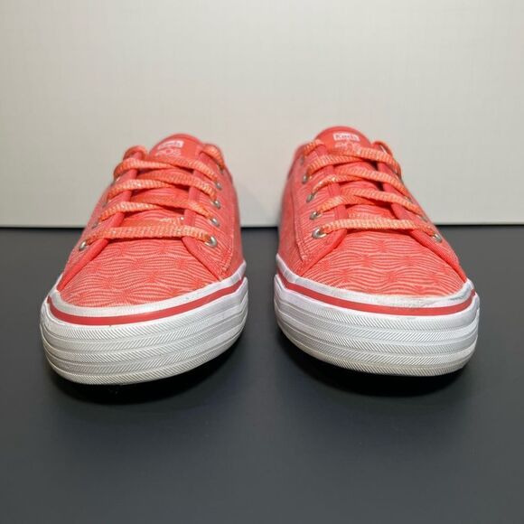 Womens KEDS x EOS Limited Edition Lipstick Pink Low Top Shoes / Size 8 - Picture 3 of 10